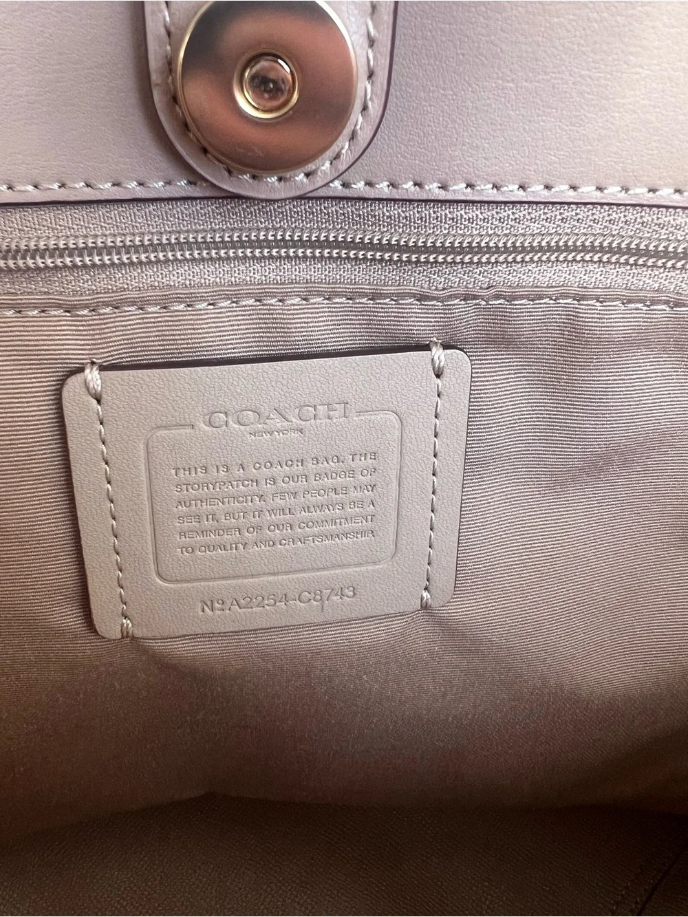 New Coach Peach Floral Tote with Pink and Yellow Blooms
